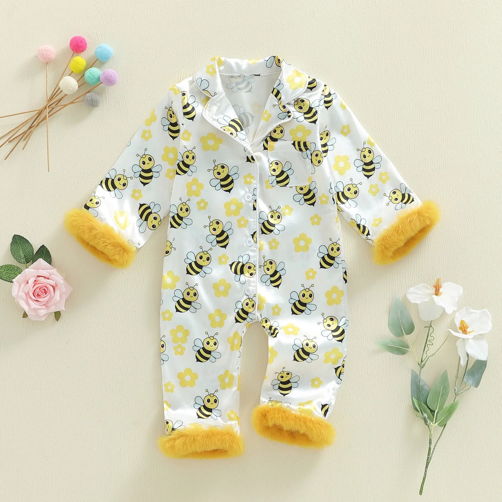 Pyjama Bébé Fille Abeille