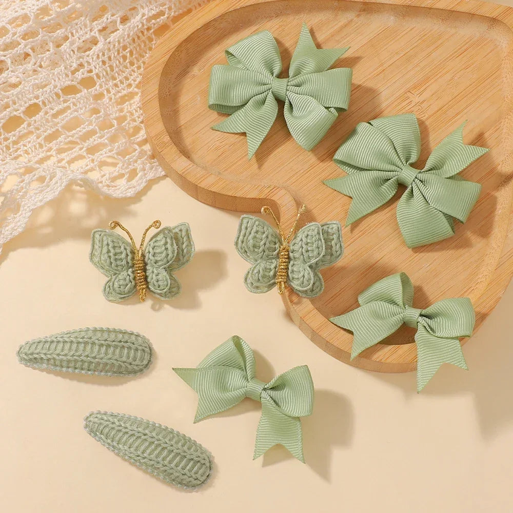 Lot Barrettes Papillon Bébé