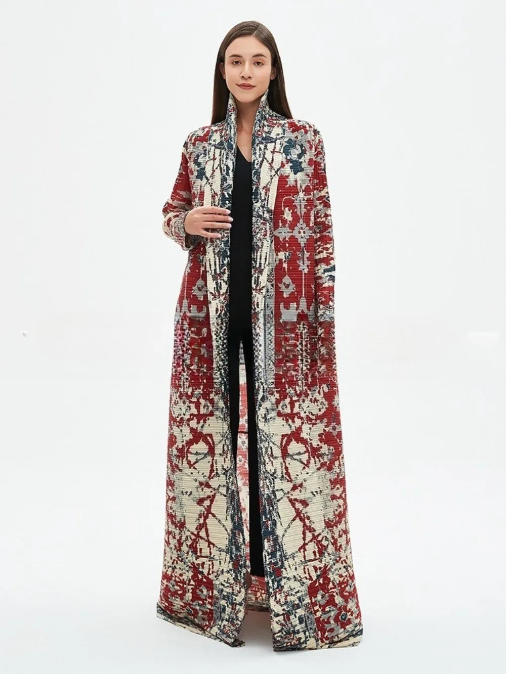 Abaya Femme Vintage Imprimé Longue