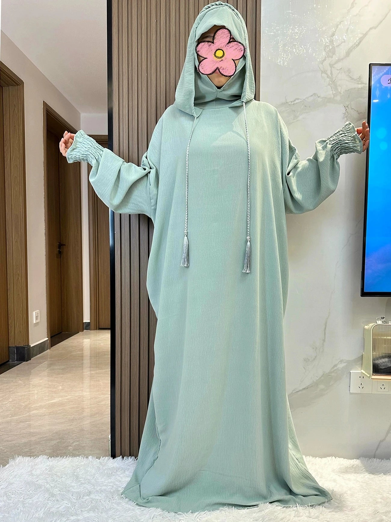 Abaya Femme Longue Capuche