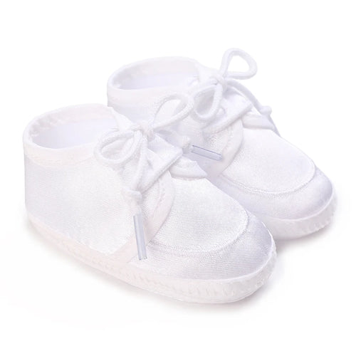 White Baptismal Shoes For Newborn Babies First Pair Of Baptismal Shoes