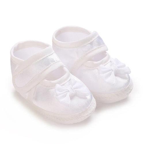 White Baptismal Shoes For Newborn Babies First Pair Of Baptismal Shoes