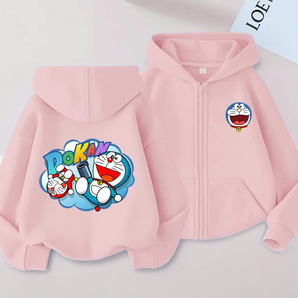 Cardigan Capuche Doraemon Enfant
