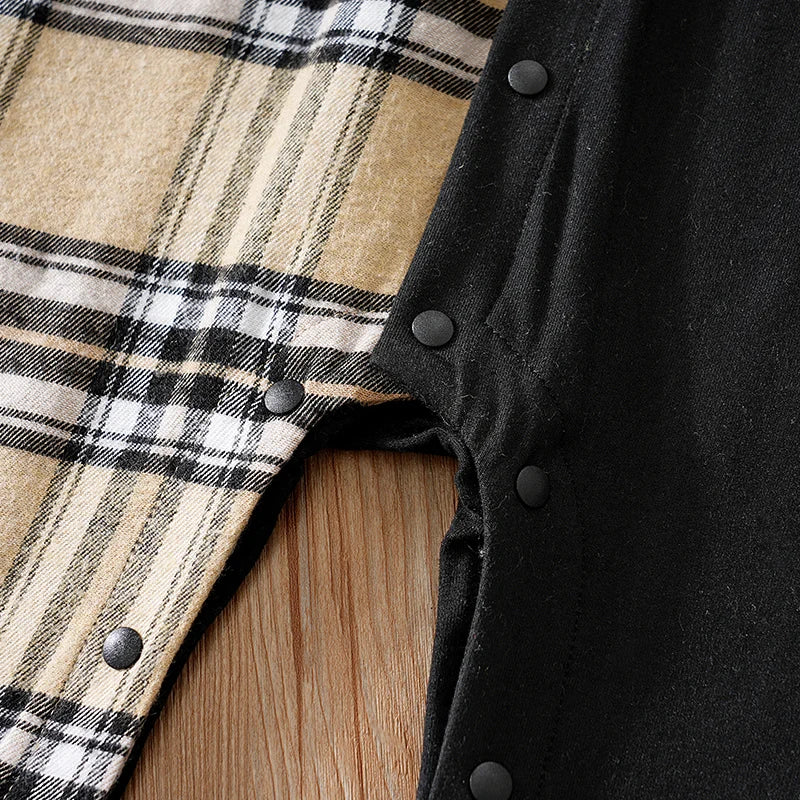 Combinaison Bébé Carreaux