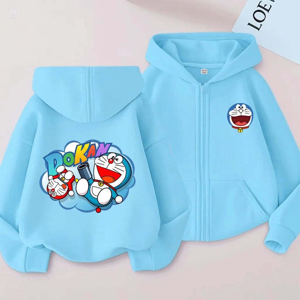 Cardigan Capuche Doraemon Enfant