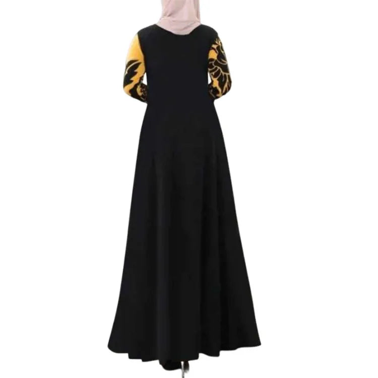 Abaya Femme Fleurie Élégante Modeste