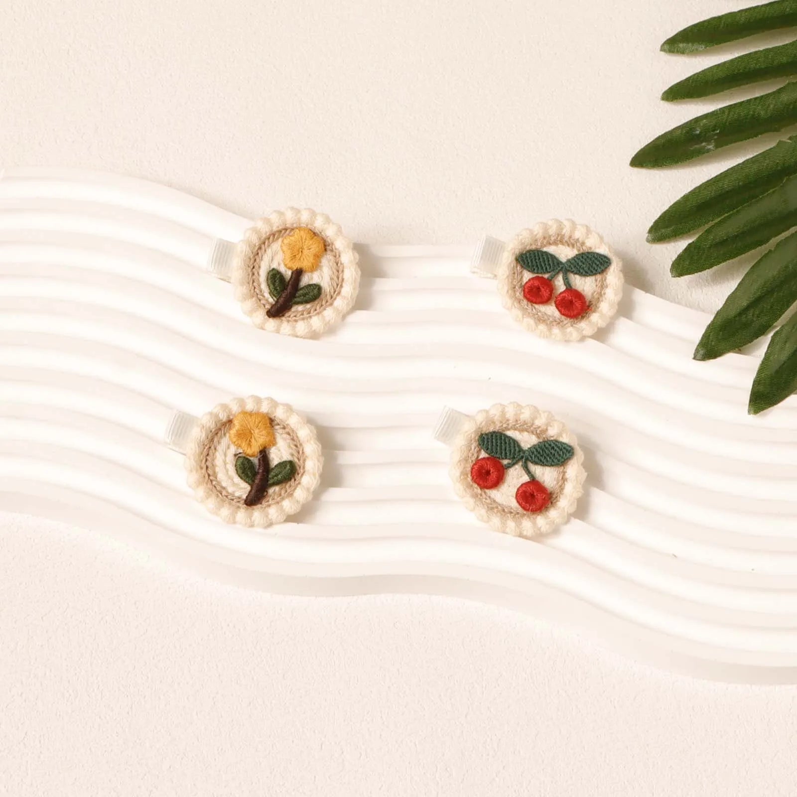 Barrettes Fleurs Bébé