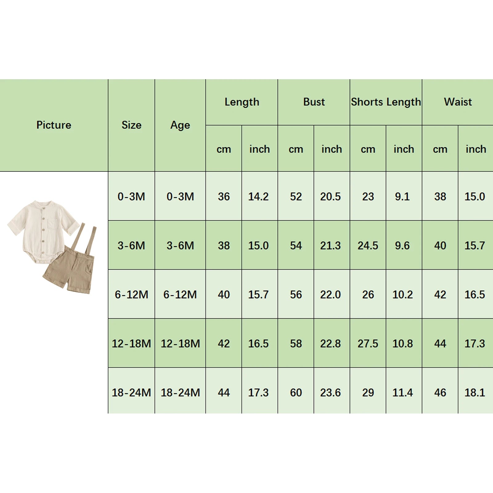 Ensemble Bébé Garçon Lin