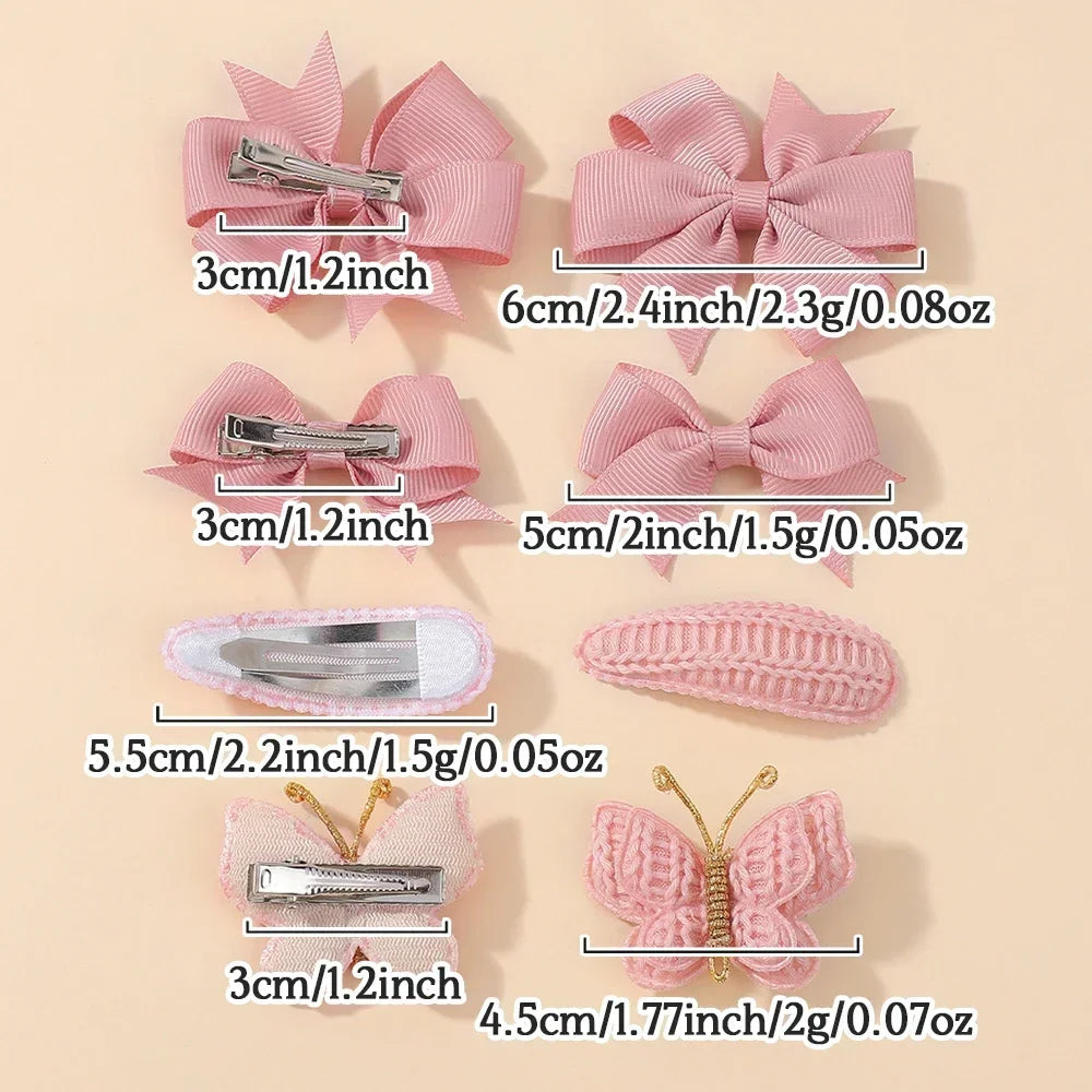 Lot Barrettes Papillon Bébé