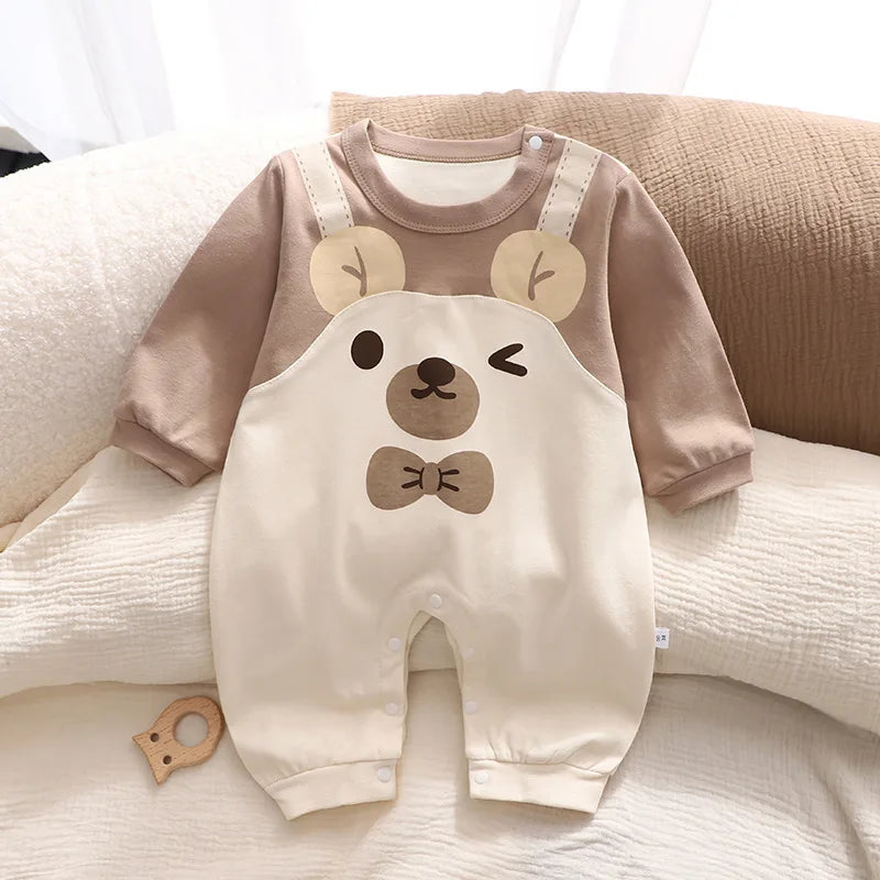 Combinaison Bébé Coton Automne Mignonne