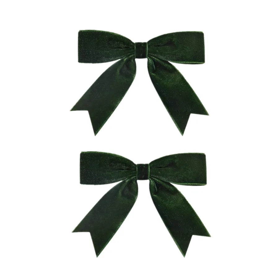 Barrettes Noël Nœud Velours