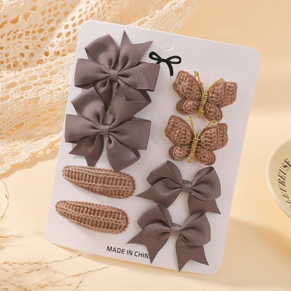 Lot Barrettes Papillon Bébé