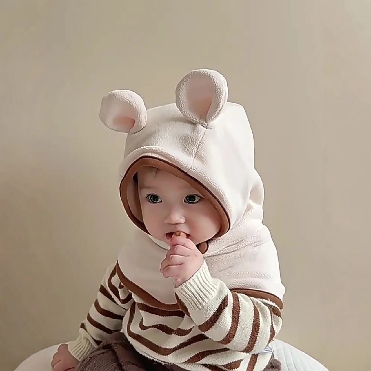 Bonnet Bébé Mouton Fleece