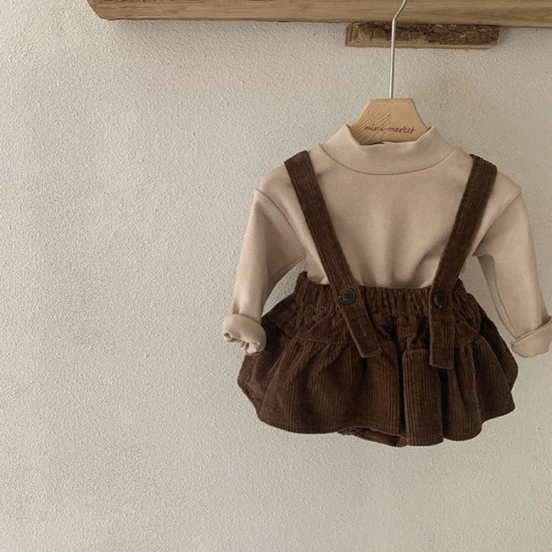 Ensemble Jupe Côtelée Fille