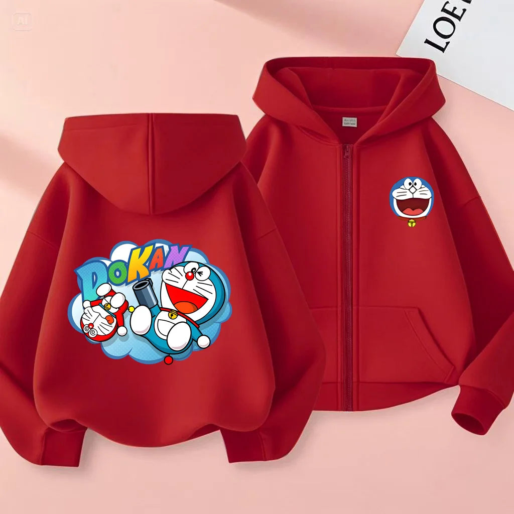 Cardigan Capuche Doraemon Enfant