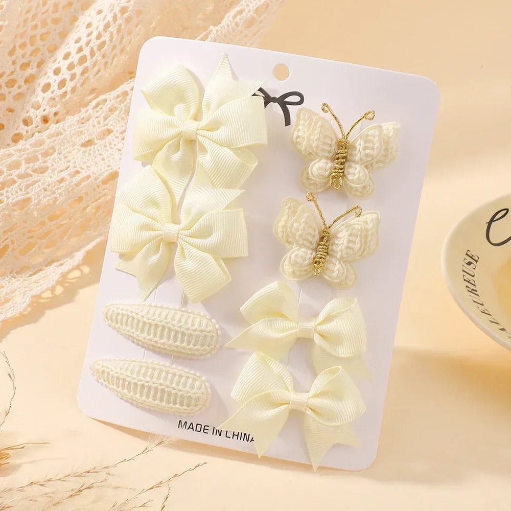 Lot Barrettes Papillon Bébé