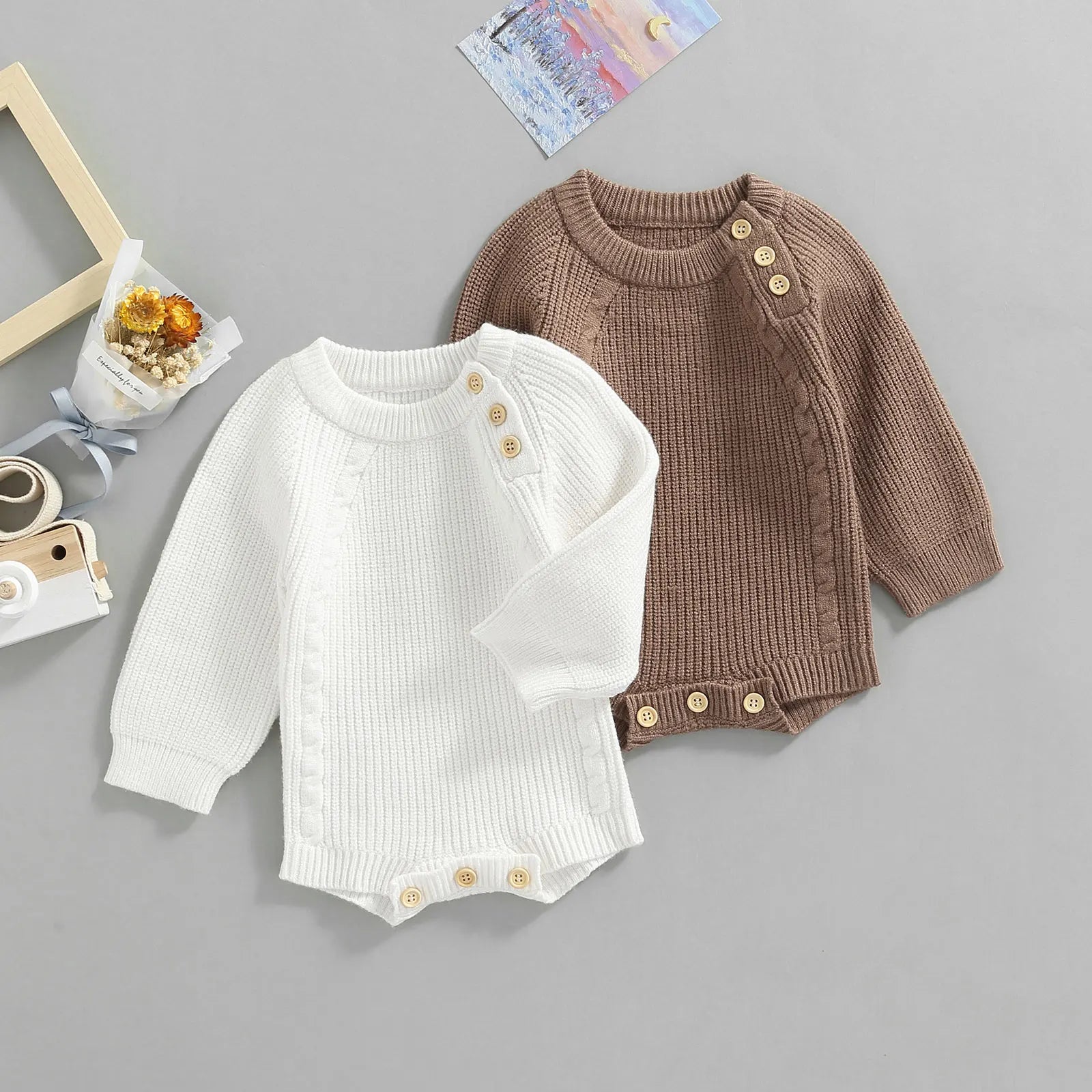 Combinaison Tricot Bébé Mixte