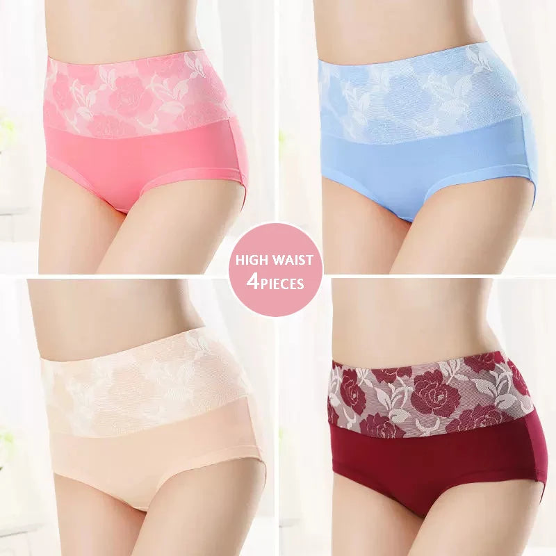 Lot de Culottes Taille Haute Confort