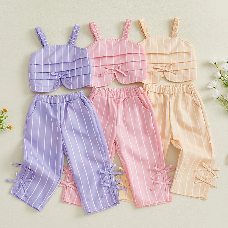 Ensemble Été Fille Rayé