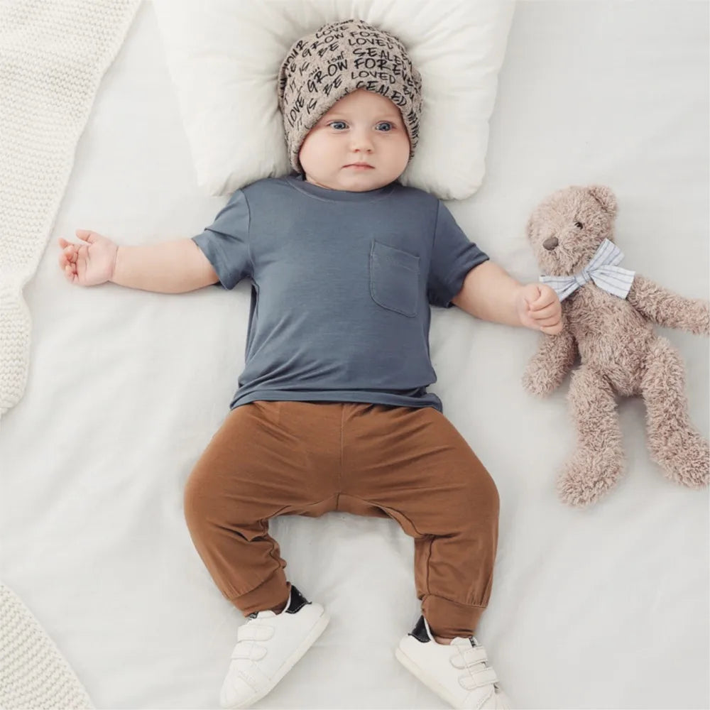 T-shirt Bébé Bambou Poche