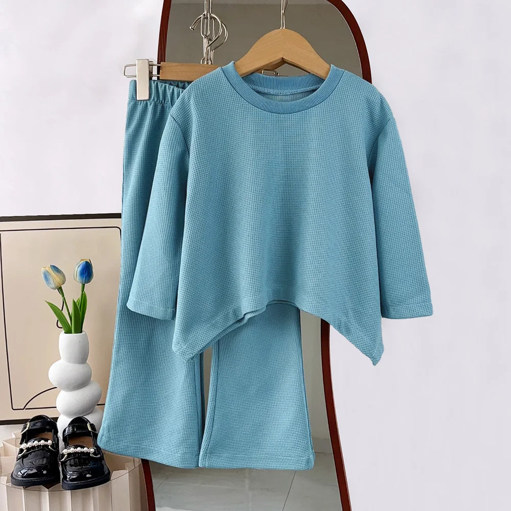 Ensemble Fille Waffle 2 Pièces