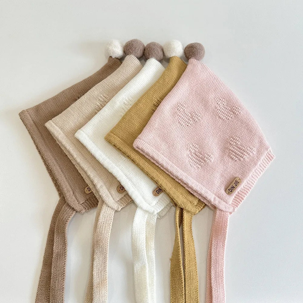 Bonnet Bébé Pompon Hiver