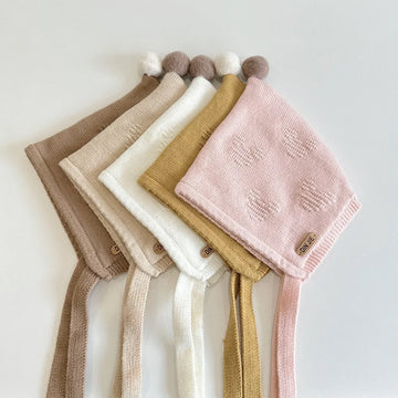 Bonnet Bébé Pompon Hiver