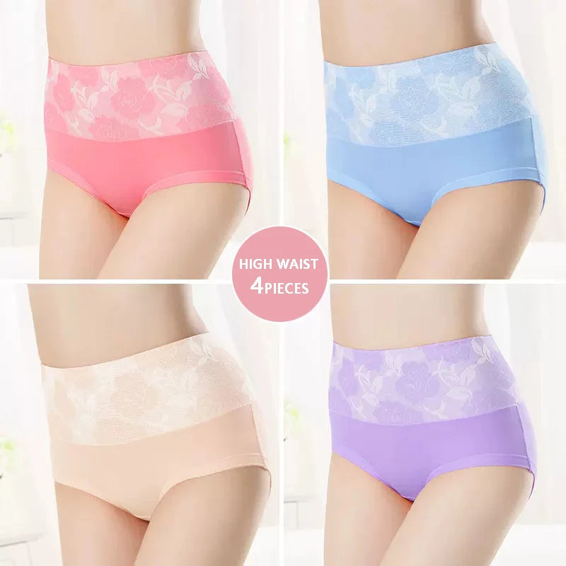 Lot de Culottes Taille Haute Confort