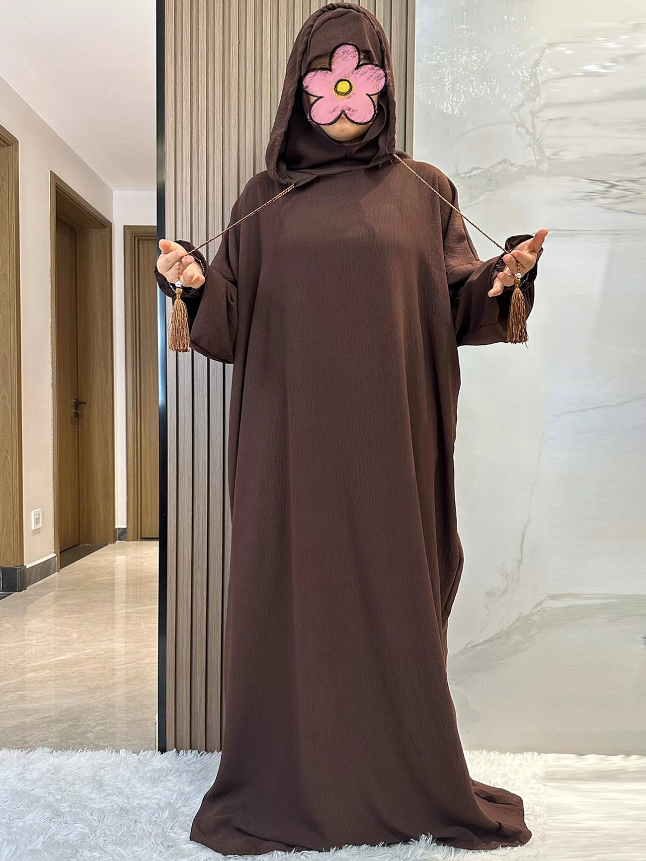 Abaya Femme Longue Capuche