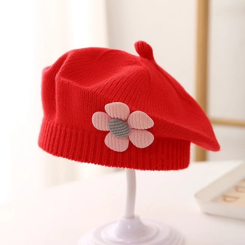 Béret Bébé Fille Tricot