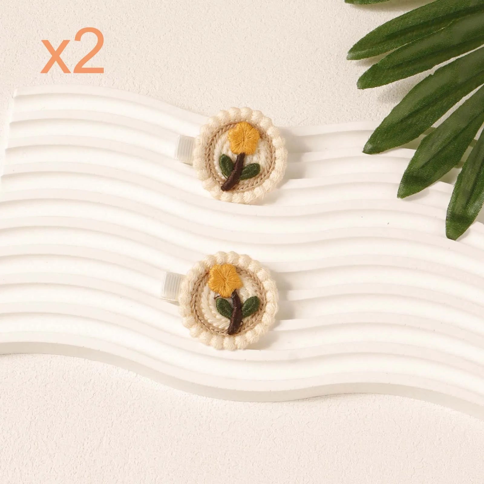 Barrettes Fleurs Bébé