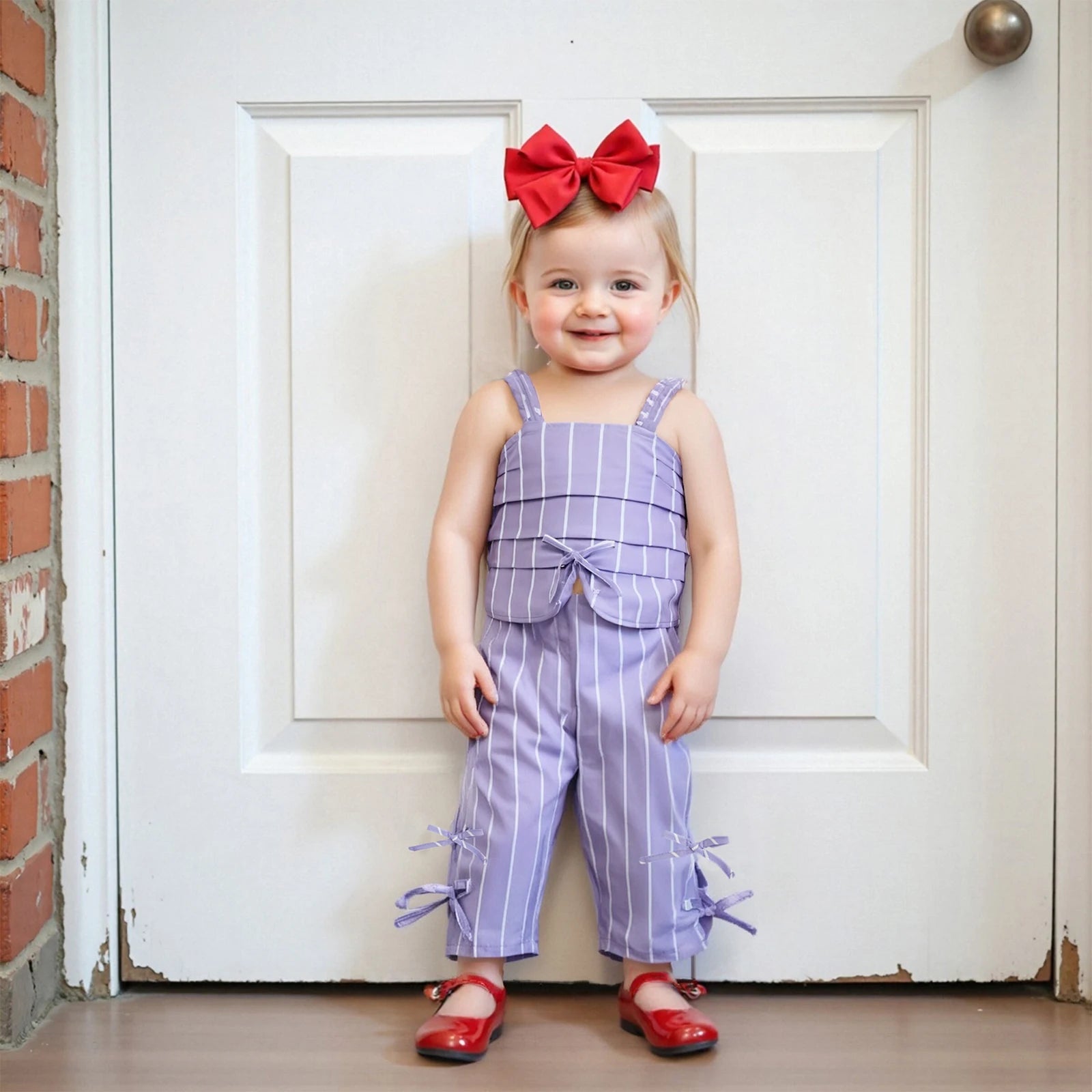 Ensemble Été Fille Rayé