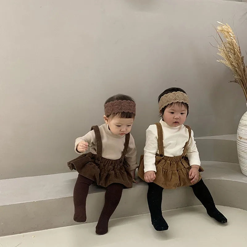 Ensemble Jupe Côtelée Fille