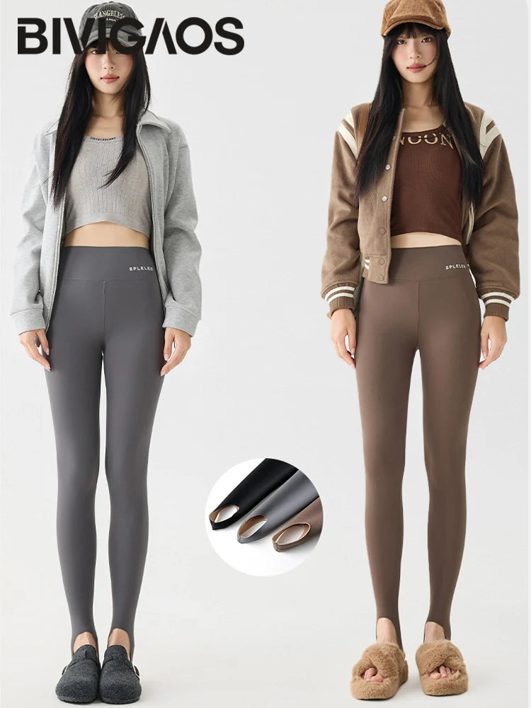 Leggings Chauds Femme Hiver