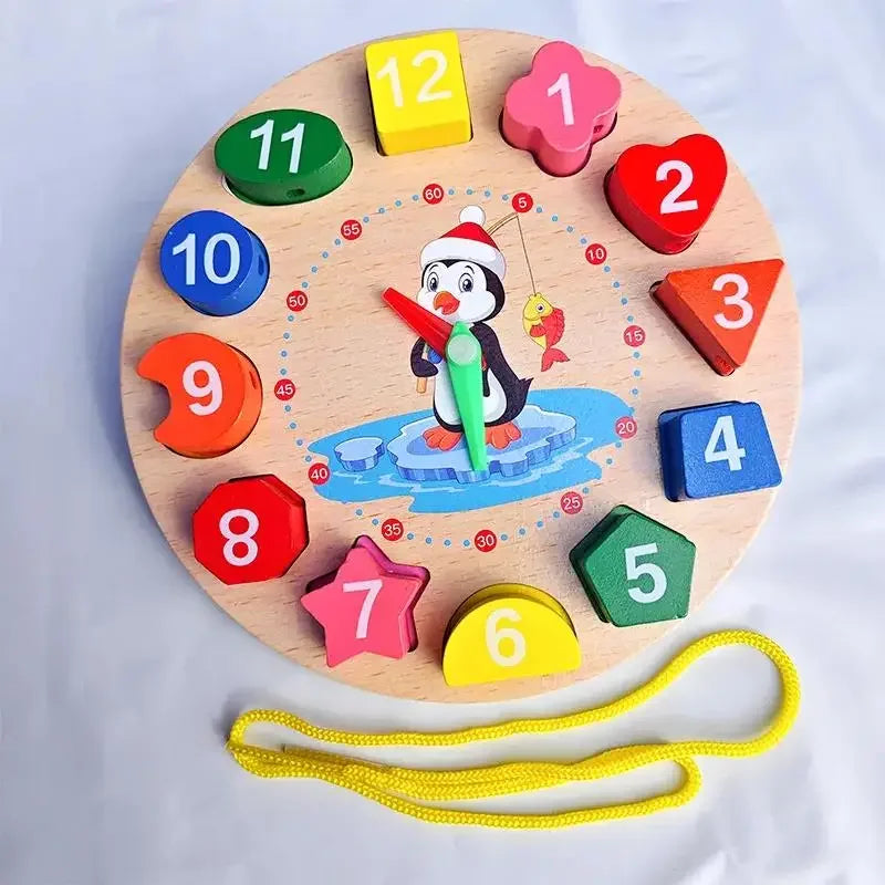 Puzzle Horloge Montessori Enfants
