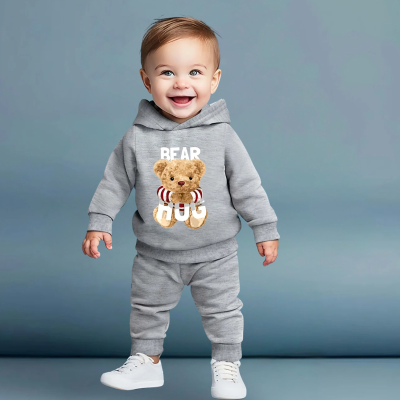 Ensemble Bébé Garçon Hiver Polaire Mignon