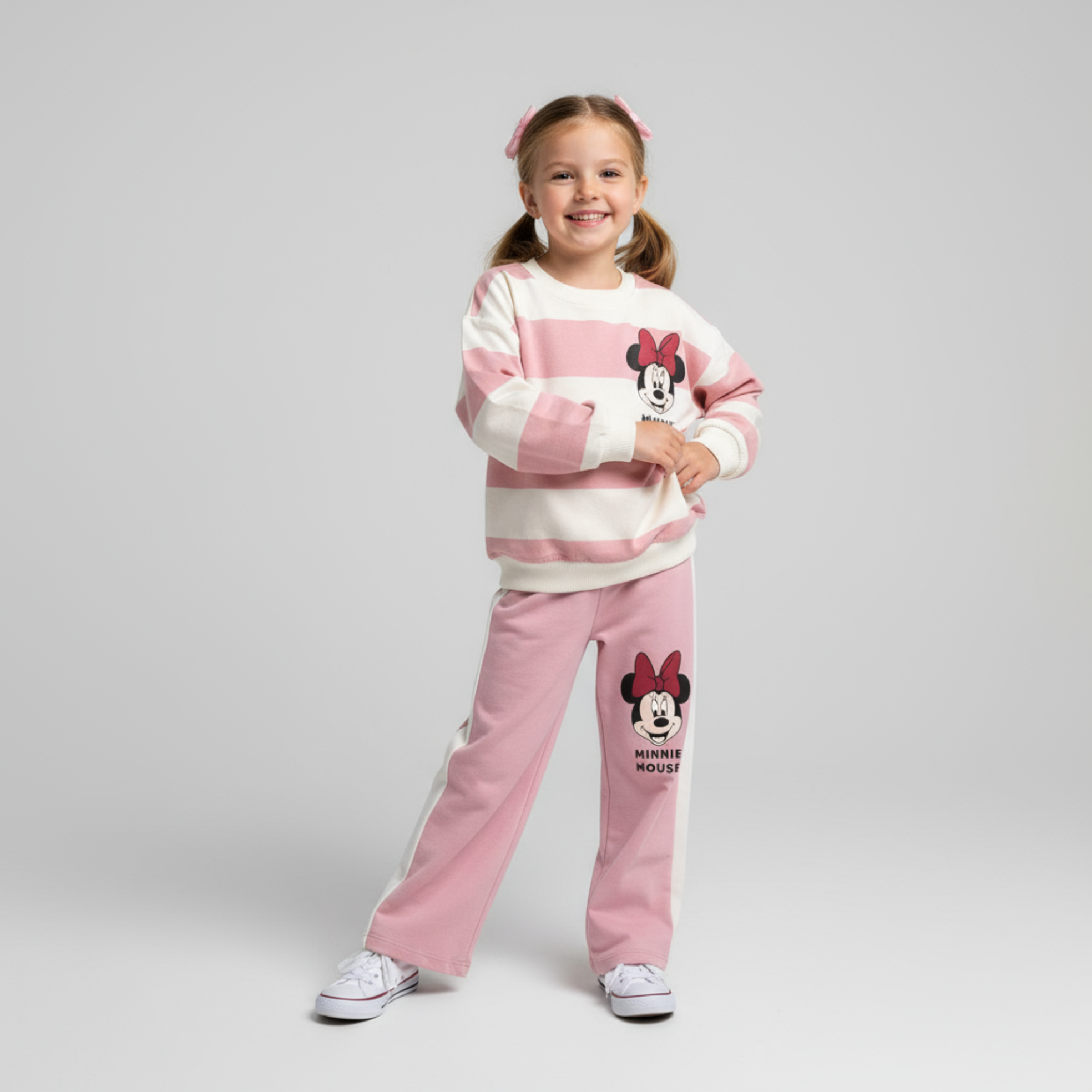 Sporty Mouse Girls Cotton Set-1